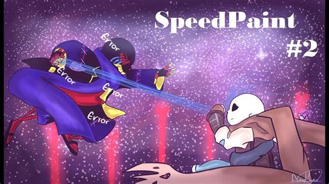 Speedpaint Error Sans Vs Ink Sans Underverse Youtube