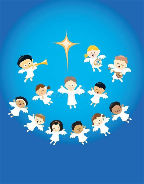 Angels Singing Stock Illustrations – 225 Angels Singing Stock ...