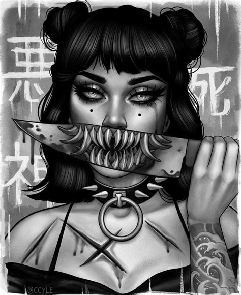 Tattoo Style Drawings Dark Art Drawings Cool Drawings Scary Art