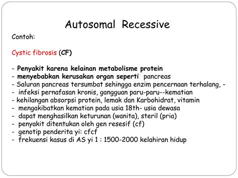 Dokumen Tips Ppt Penyakit Genetik Slide Kuliah Ppt