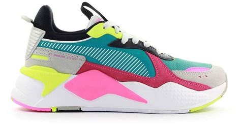 PUMA Women's 37100810 Multicolor Leather Sneakers - Lyst