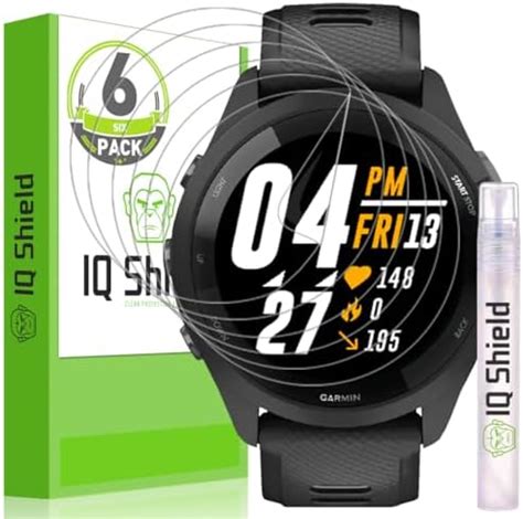 Iqshield Screen Protector Compatible With Garmin Forerunner