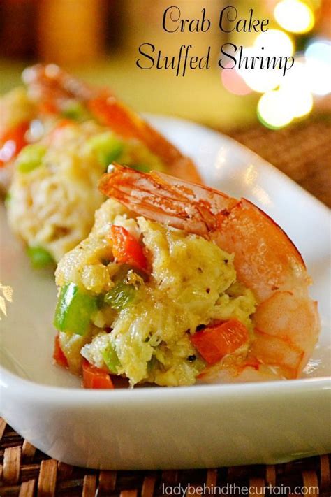 Crab Cake Stuffed Shrimp Recipe Seafood Recipes Seafood Dinner