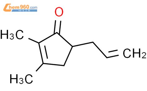 466634 65 1 9ci 2 3 二甲基 5 2 丙烯基 2 环戊烯 1 酮化学式结构式分子式mol 960化工网