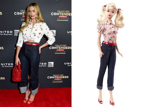 Margot Robbie Channels Cherry Pie Picnic Barbie In Bottega Veneta At