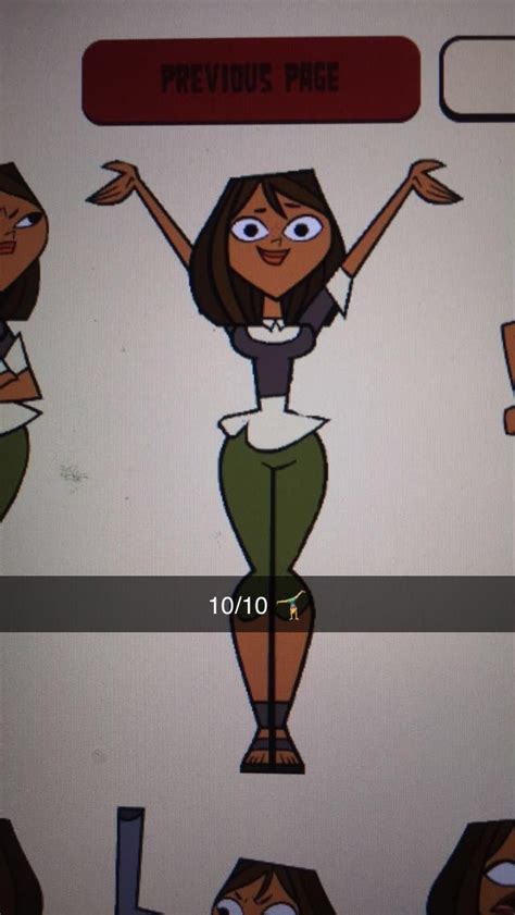 Courtney Front Profile Rating Made By Me Drama Funny Total Drama Island Drama