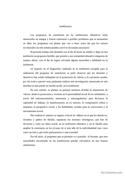 Convivencia Escolar Comprensi N Lect Espa Ol Ele Hojas De Trabajo Pdf