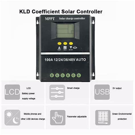 Kld Solar Charge Controller Mppt Dual Usb Auto V V V V A