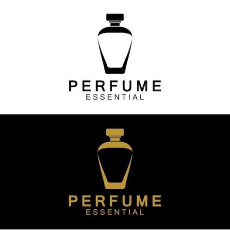 Design De Logotipo De Perfume De Luxo Para Lojas De Cosméticos E