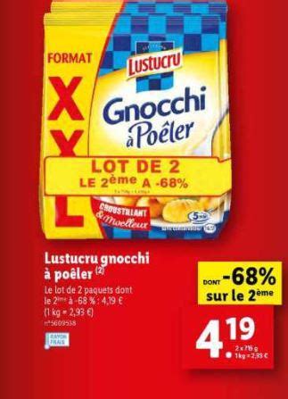 Bon Plan Lidl Sur Le Me Paquet De Gnocchis Po Ler De