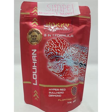 Jual Hokky Louhan In Formula Gram Fish Food Pakan Ikan Shopee