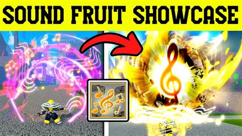 NEW SOUND FRUIT FULL SHOWCASE IN BLOX FRUITS UPDATE 20 YouTube