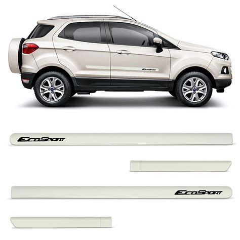 Friso Lateral Ecosport 2013 A 2020 Branco Vanilla Slim General Car