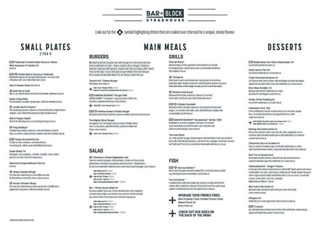 Bar Block Belfast Belfast S Full Menu Online