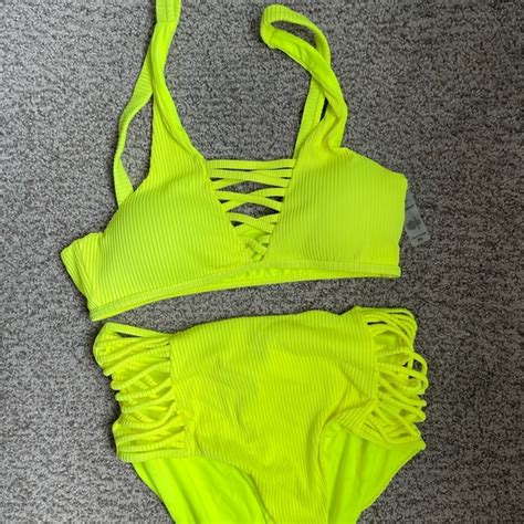 TiniBikini Swim Neon Yellow Bikini Poshmark