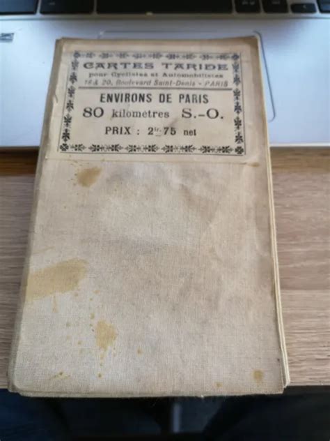 Ancienne Carte Routi Re Taride Toil E Environs De Paris Kilom Tres