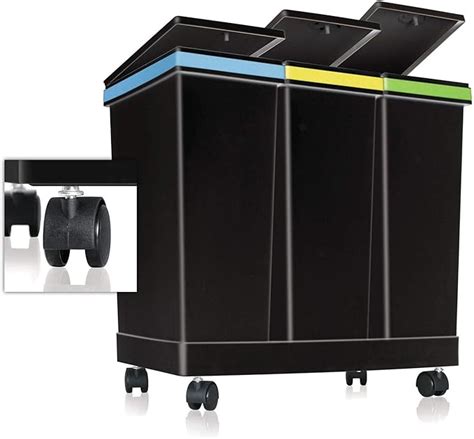 smarty Ecobin Cubo de basura con ruedas sistema de separación de