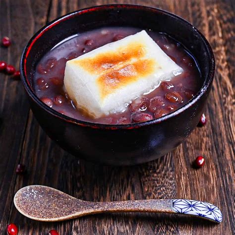 Zenzai Japanese Red Bean Soup With Toasted Mochi Sudachi Recipes