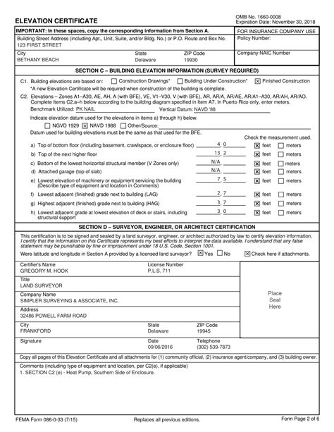 Elevation Certificate Instructions Prntbl Concejomunicipaldechinu Gov Co