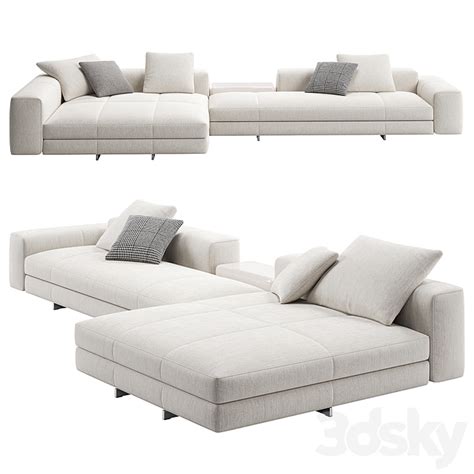 Yves Sofa 010 By Minotti Sofa 3D Model