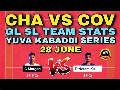 Cha Vs Cov Cha Vs Cov Dream Kabaddi Team Yuva Kabaddi Series