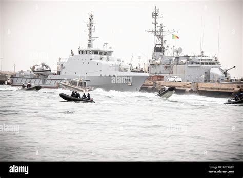 The Senegal Special Forces Performance Exhibition Of The Rigid Hulled