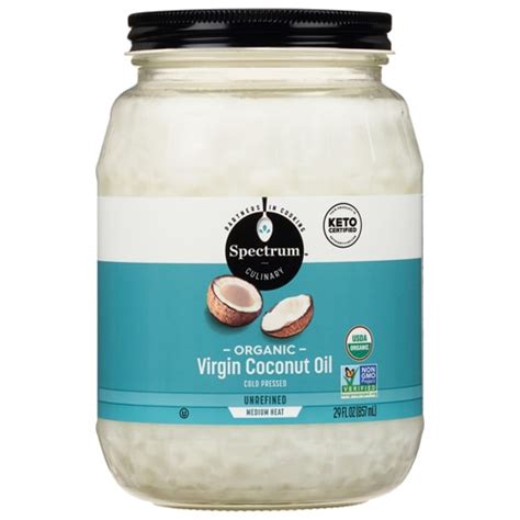 Spectrum Culinary Organic Virgin Coconut Oil Unrefined 29 Fl Oz