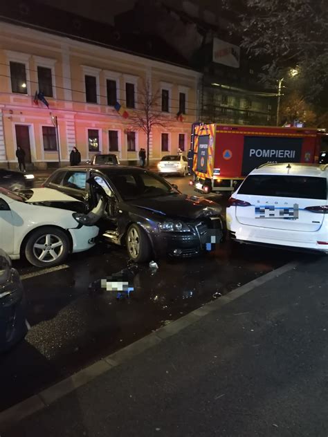 Accident cu patru mașini pe Calea Dorobanților FOTO Ştiri de Cluj