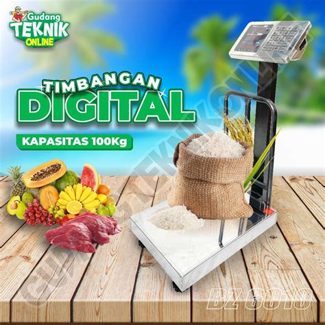 Jual BENZ Timbangan Duduk Digital Rail Benz 100Kg Timbangan Digital