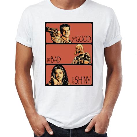 Men S T Shirt Firefly Serenity Crews Mal Kaylee Mara Jayne The Good The Bad And The Shiny Artsy