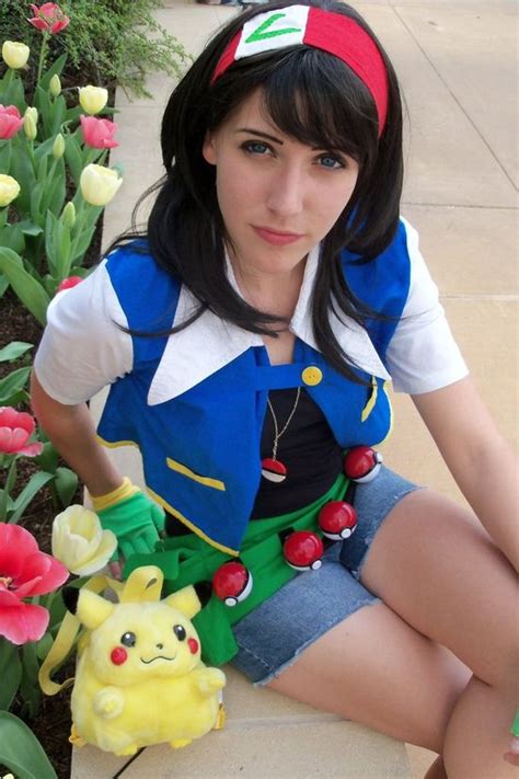 Pokemon Female Ash Cosplay