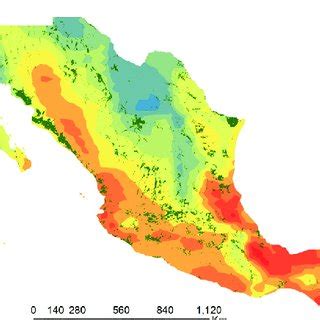 Distribuci N Espacial De Lluvia Diaria Mm Esperada En La Temporada De