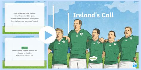 Ireland's Call Song PowerPoint | Gaeilge Resources