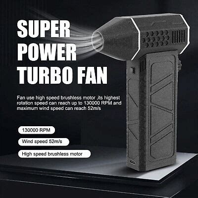 130000 RPM Turbo Blower Jet Fan Violent Turbofan Brushless Motor