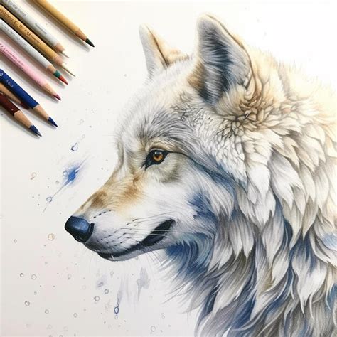 Wolf Colored Pencil Images Free Download On Freepik