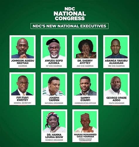 NDC USA Chapter Congratulates Newly Elected National Executives