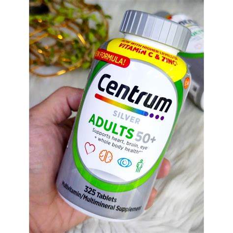 Centrum Silver Multivitamin Adult 50 325tablets 12 24 Shopee Philippines