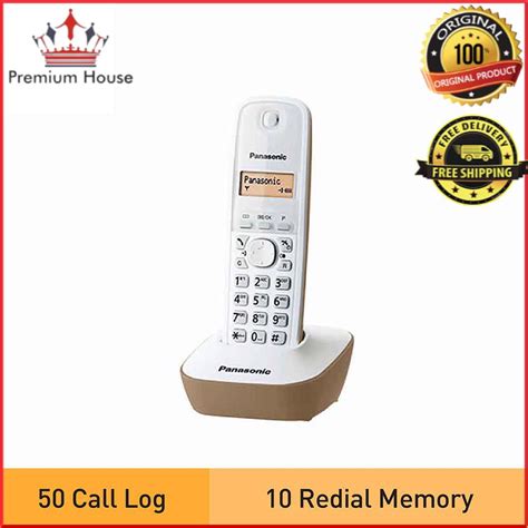 PANASONIC TG1611 CORDLESS PHONE DECT PHONE KX TG1611MLC Shopee Malaysia