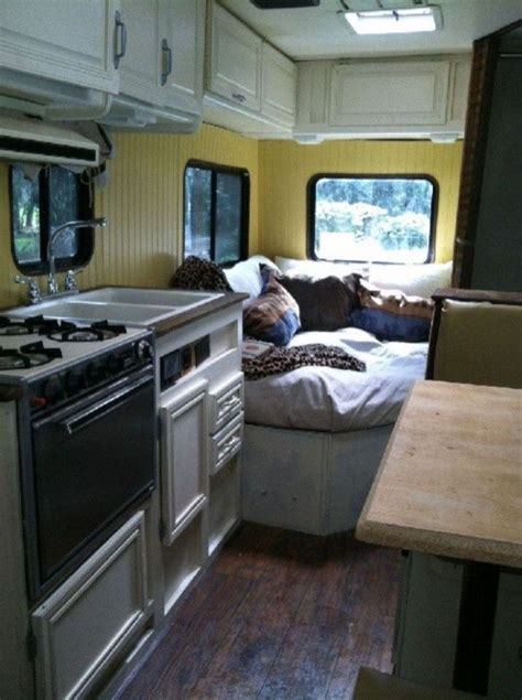 Comfortable RV Renovation Idea To Make A Happy Campers 14 Camper