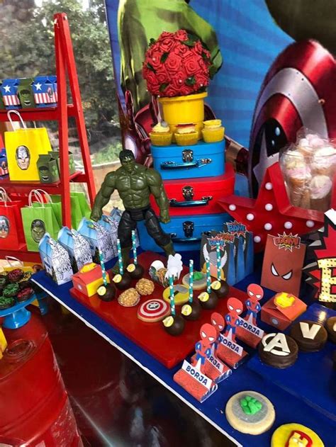 Avengers Birthday Party Ideas | Photo 4 of 8 | Avenger birthday party ...