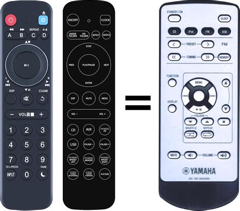 Pzl Replacement Remote Control Fit For Yamaha Bookshelf Cd Receiver Crx