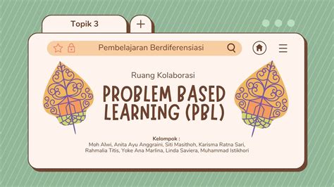 Strategi Pembelajaran Problem Based Learning Dan Penerapannya YouTube