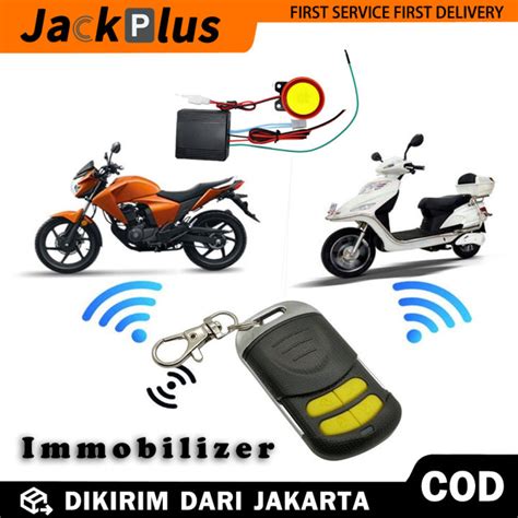 Dikirim Dari Jakarta Alarm Motor Remote Remot Motor Anti Maling