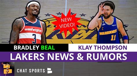 Lakers Interested In Bradley Beal Trade Lakers Rumors Klay Thompson