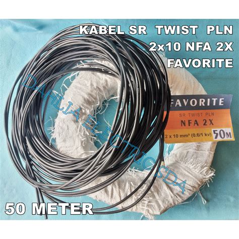 Jual KABEL SR TWIST NFA 2X 2 X 10 X 50M FAVORITE Shopee Indonesia