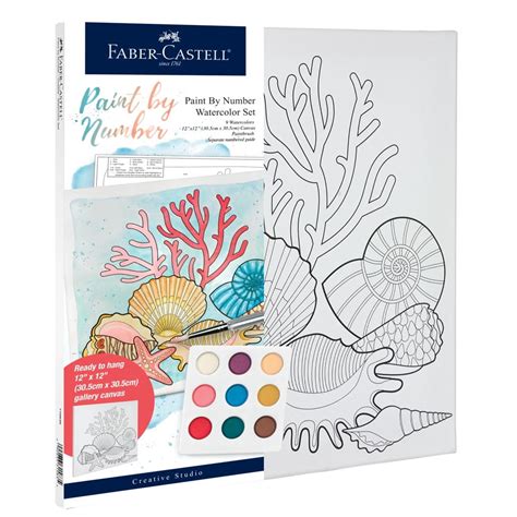 Faber Castell Lienzo Para Pintar Por N Meros Costa Acuarelas