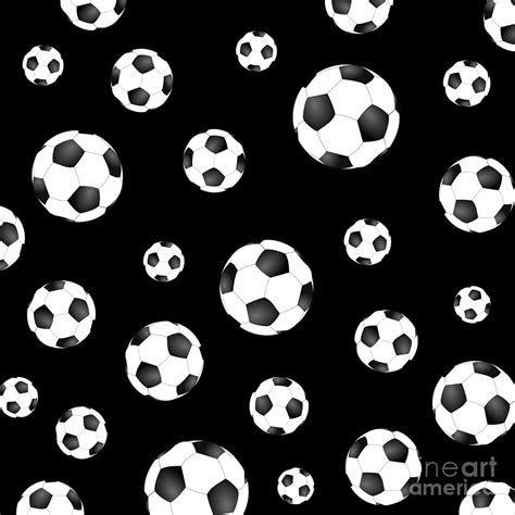 Soccer Ball Pattern Digital Art by Li Or