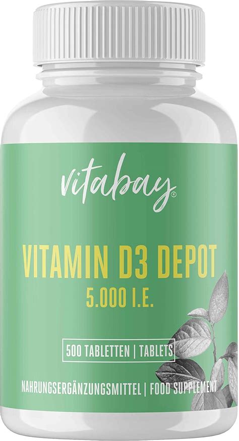 Vitabay Vitamin D Depot I E Vegane Tabletten Vitamin D