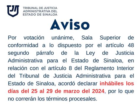 AVISO DIA INHABIL MARZO