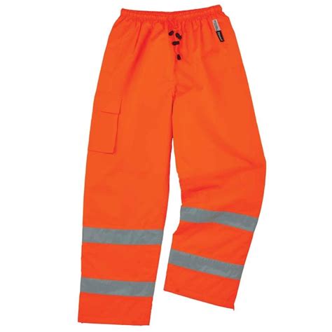 Glowear Adult Unisex Orange Work Pants Large In The Pants Department At